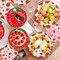 177Pcs Strawberry Birthday Party Plates Napkins Banners Supplies Summer Fruit Disposable Tableware Set for Girls Berry First Sweet One 1st Baby Shower Strawberry Theme Decorations, Serves 25
